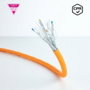 Nanocable Bobina de Cable de Red CAT.7 LSZH SFTP PIMF AWG23, 305m, Naranja